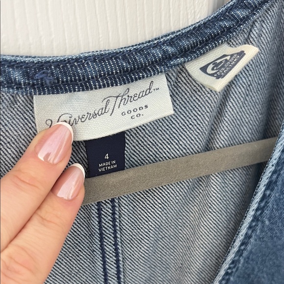 Universal Thread Blue Denim Midi Dress - Picture 2 of 2